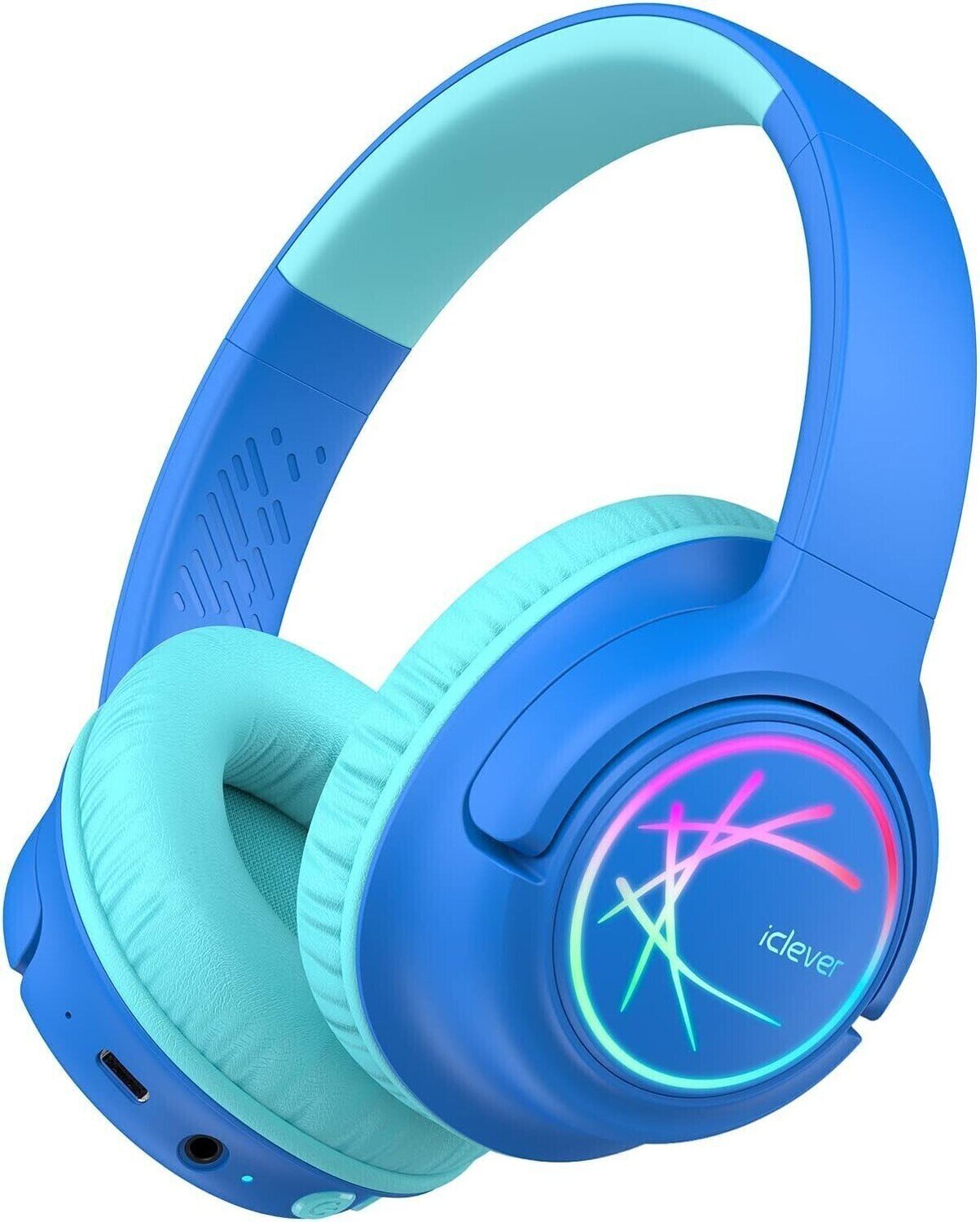 Auriculares inalámbricos On-ear iClever BTH18 Blue Auriculares inalámbricos On-ear