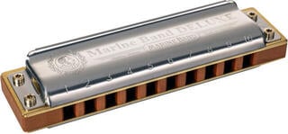 Harmonijki ustne diatoniczne Hohner Marine Band Deluxe A-major Harmonijki ustne diatoniczne