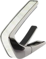 Capodastre pour guitare accoustique Thalia Shell Collection White Mother of Pearl-Black Chrome Capodastre pour guitare accoustique