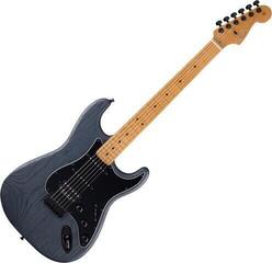 Elektrická kytara Fender American Professional II Sanblasted Stratocaster HSS EB Smoke Transparent Elektrická kytara