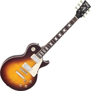 Guitarra eléctrica Vintage V100 Flame Iced Tea Guitarra eléctrica - 1