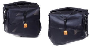 Kolesarske torbe Woho X-Touring Bikepacking Pannier Pair Torba za prtljažnik Cyber Camo Diamond Black 36 L (Rabljeno)