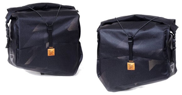 Bicycle bag Woho X-Touring Bikepacking Pannier Pair Rack Bag Cyber Camo Diamond Black 36 L (Pre-owned) - 1
