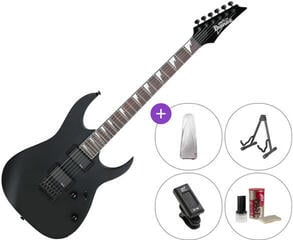 Guitare électrique Ibanez GRG121DX Black Flat SET Black Flat Guitare électrique