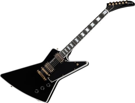 Electric guitar Gibson Explorer Custom Gloss Ebony Electric guitar - 1