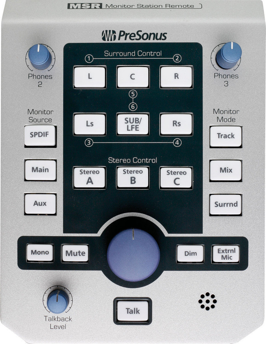 FireWire аудио интерфейс Presonus MSR FireStudio control panel