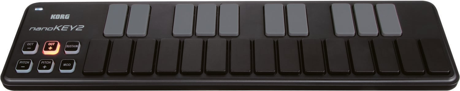 MIDI keyboard Korg NanoKEY 2 BK MIDI keyboard