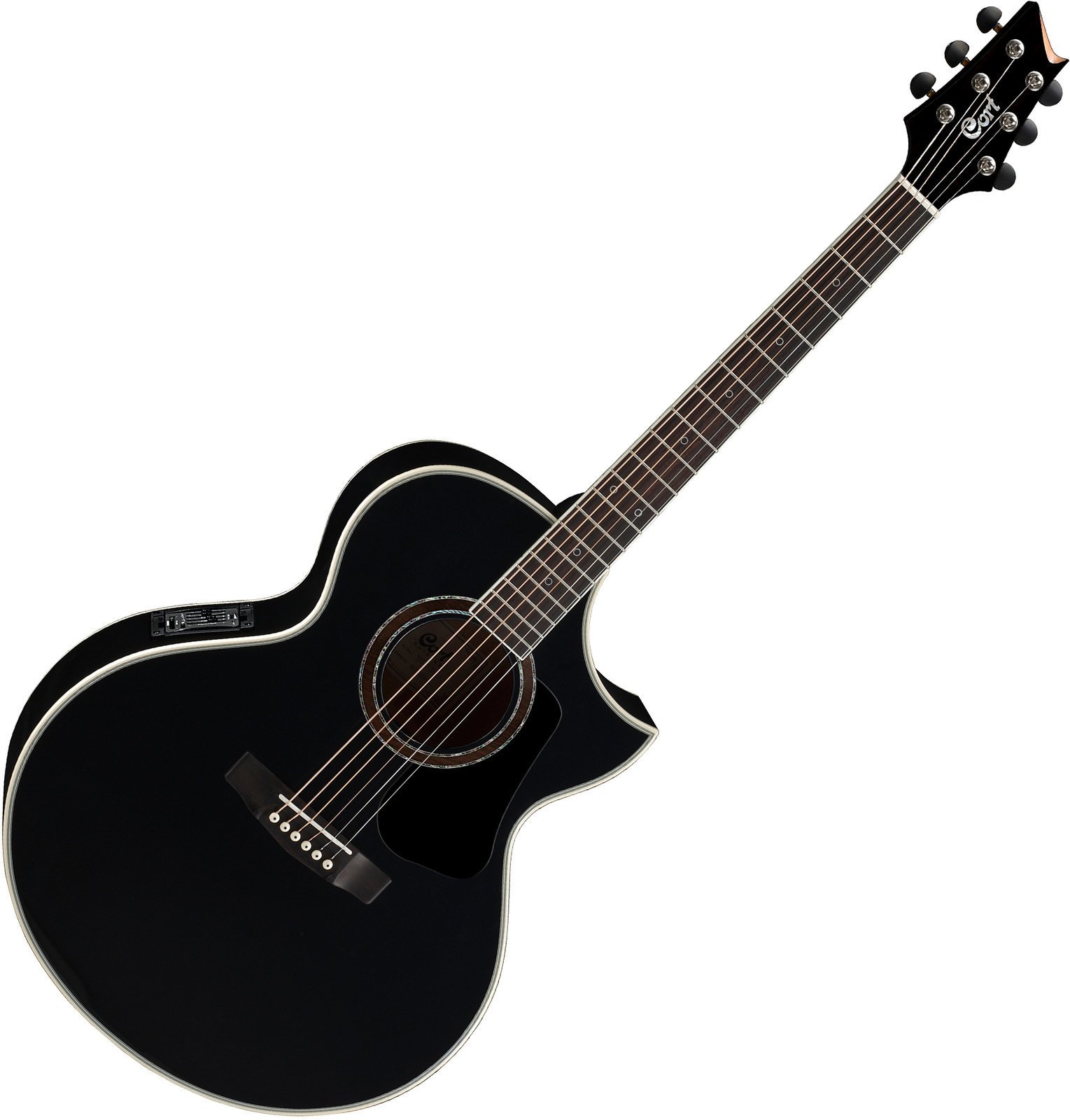 Elektroakustinen kitara Cort NDX20 Musta