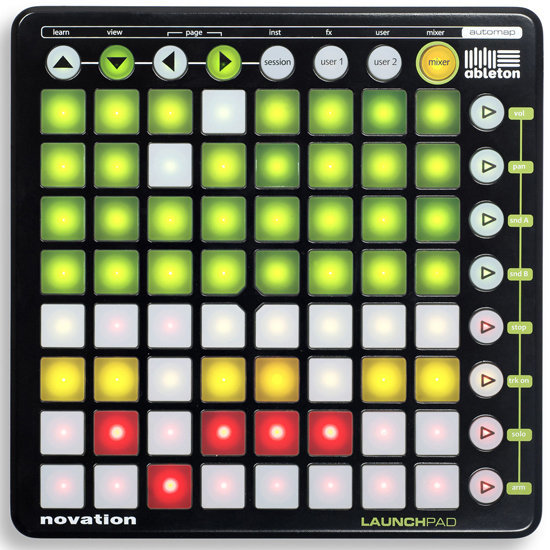 MIDI kontroler, MIDI ovladač Novation LAUNCHPAD