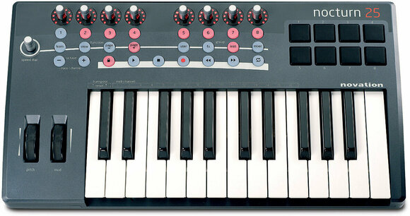 Миди клавиатура Novation Nocturn 25 - 1