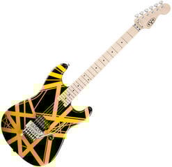 Elektrische gitaar EVH Stripe Series Black with Yellow Stripes Elektrische gitaar