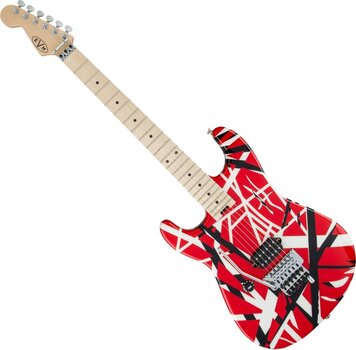 Elektrická kytara EVH Striped Series MN Red Black and White Stripes Elektrická kytara - 1