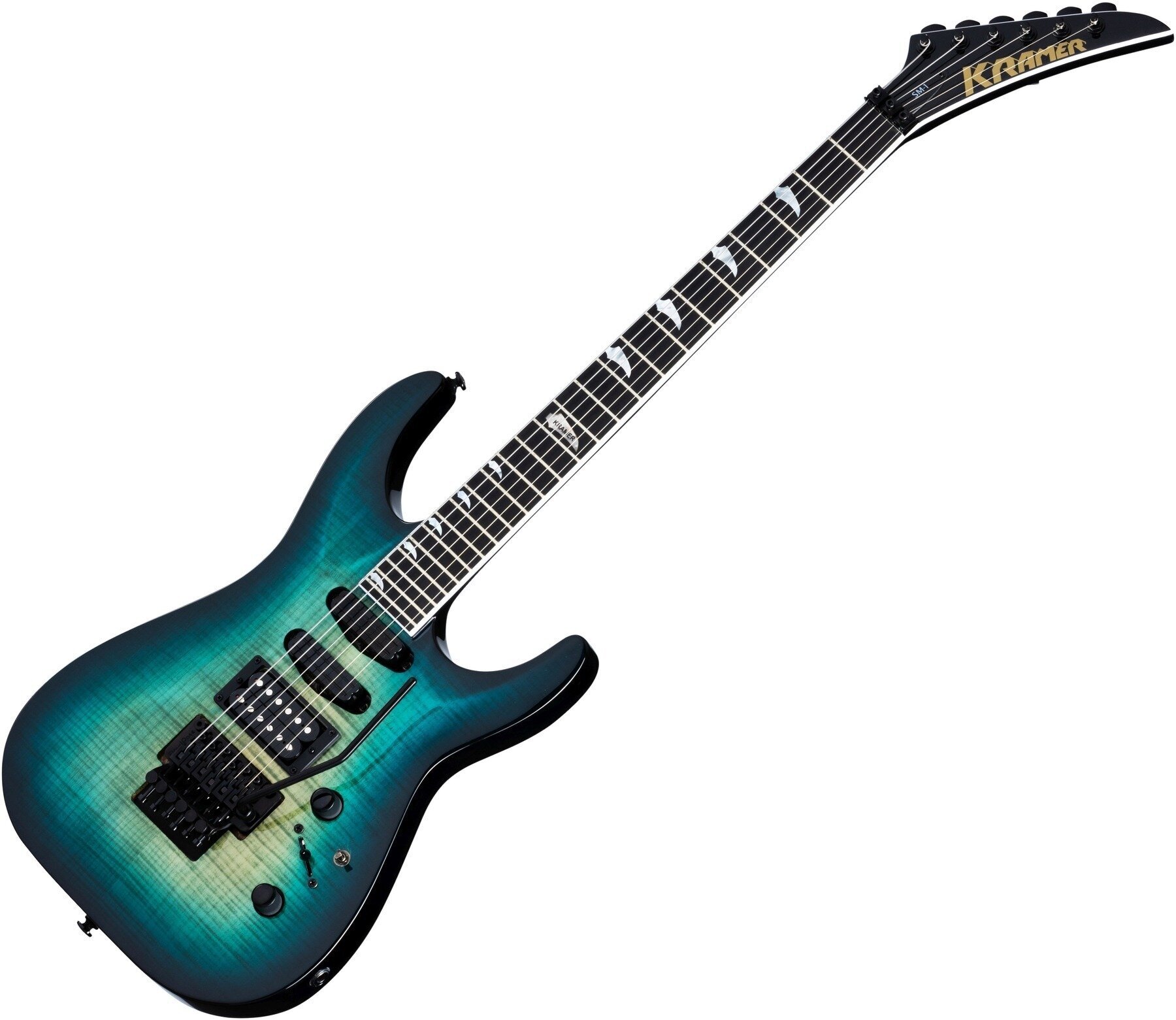 E-Gitarre Kramer SM-1 Figured Caribbean Blue Perimeter E-Gitarre