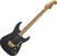 Guitare électrique Jackson USA Phil Collen PC1 Satin Flame MN Satin Transparent Black Guitare électrique