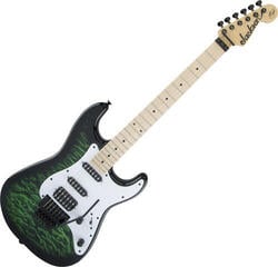 Elektrická gitara Jackson X Series Signature Adrian Smith SDXQ MN Transparent Green Elektrická gitara