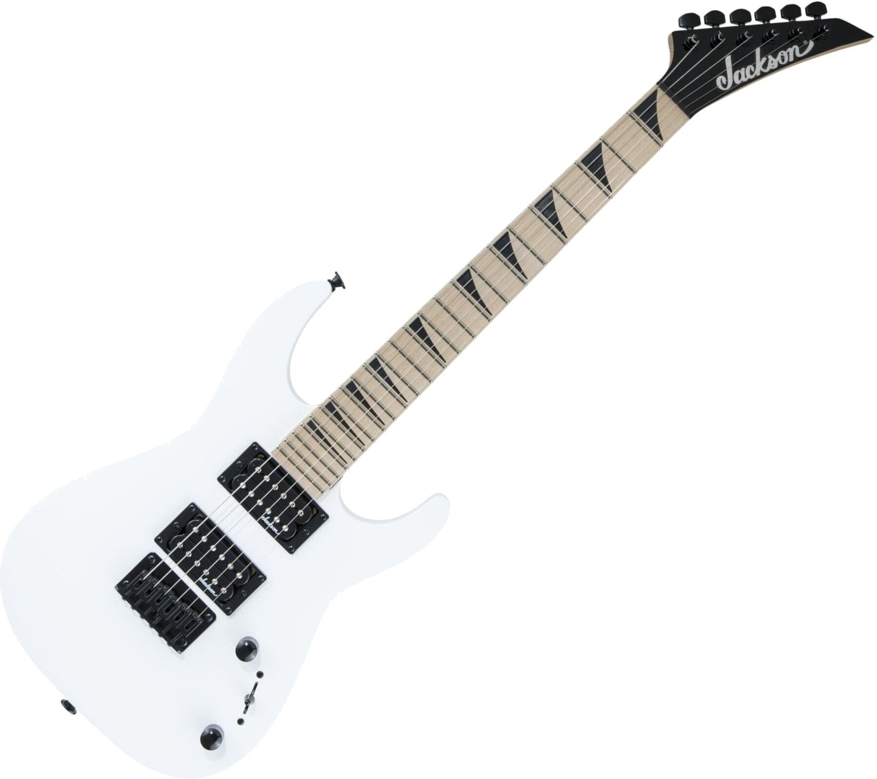 Guitare électrique Jackson JS1X Dinky Minion MN Snow White Guitare électrique