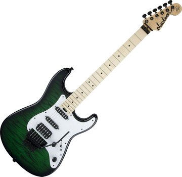 Guitare électrique Jackson USA Select Adrian Smith SD Transparent Green Burst Guitare électrique - 1