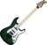 Guitare électrique Jackson USA Select Adrian Smith SD Transparent Green Burst Guitare électrique