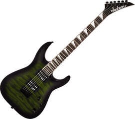 Chitară electrică Jackson JS Series Dinky Arch Top JS32Q DKA HT AH Transparent Green Burst Chitară electrică