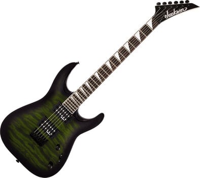 E-Gitarre Jackson JS Series Dinky Arch Top JS32Q DKA HT AH Transparent Green Burst E-Gitarre - 1