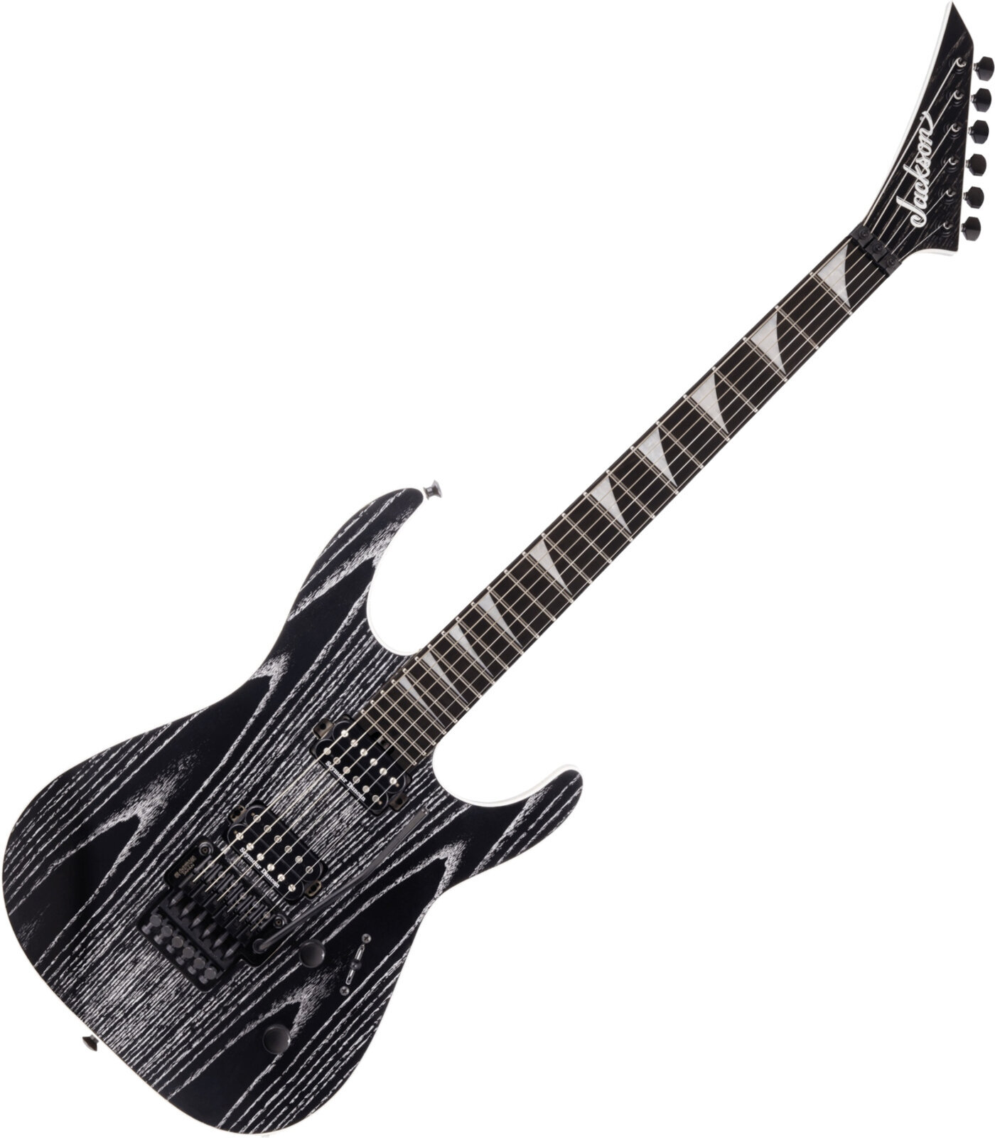 Guitare électrique Jackson MJ Series Dinky DKRA EB Matte Black Ash Guitare électrique