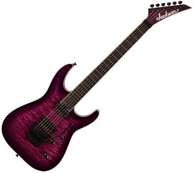 Elektrisk guitar Jackson Pro Plus Series Dinky DKAQ EB Transparent Purple Burst Elektrisk guitar - 1