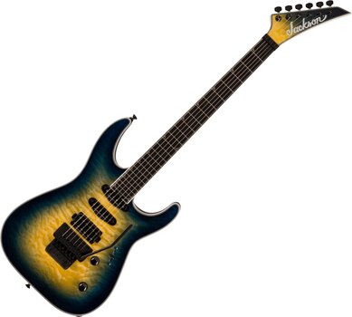 Elektrisk guitar Jackson Pro Plus Series Soloist SLA3Q EB Amber Blue Burst Elektrisk guitar - 1