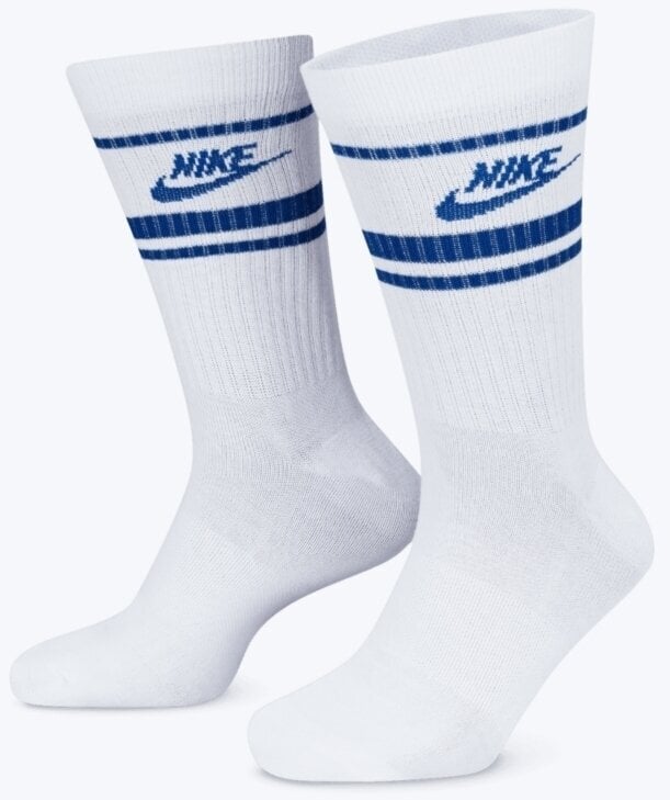 Nike Sportswear Dri-FIT Everyday Essential Skarpety White/Game Royal/Game Royal L