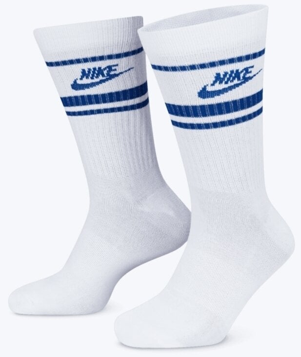Nike Sportswear Dri-FIT Everyday Essential Skarpety White/Game Royal/Game Royal M