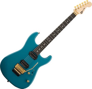 Guitare électrique Charvel Pro-Mod San Dimas Style 1 HH FR EB Miami Blue Guitare électrique - 1