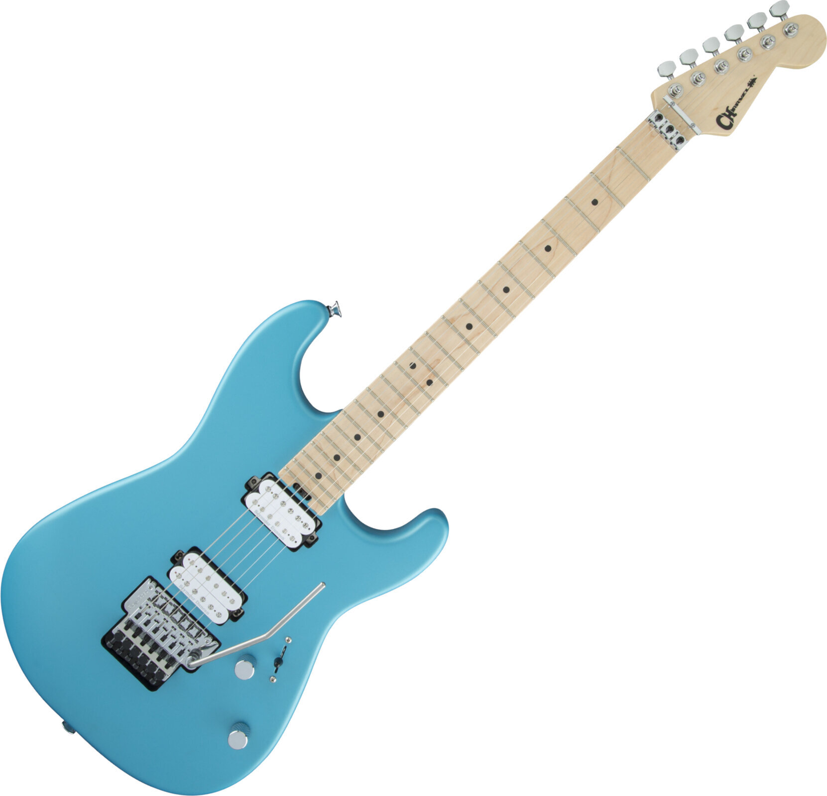 Guitare électrique Charvel Pro-Mod San Dimas Style 1 HH FR MN Matte Blue Frost Guitare électrique