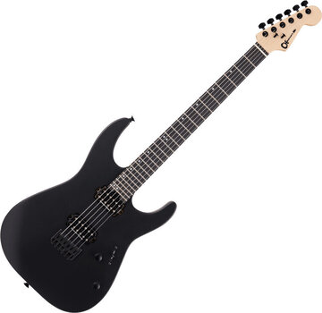 Electric guitar Charvel Pro-Mod DK24 HH HT EB Satin Black Electric guitar - 1