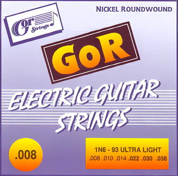Saiten für E-Gitarre Gorstrings 1N6 - 93 Saiten für E-Gitarre - 1