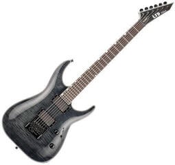 Electric guitar ESP LTD MH-1000 Evertune See Thru Black Electric guitar