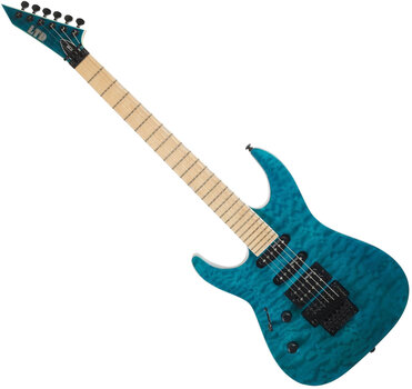E-Gitarre ESP LTD MH-203QM-LH See Thru Blue E-Gitarre - 1