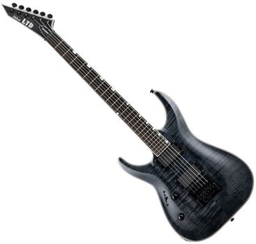 Guitarra elétrica ESP LTD MH-1000 Evertune LH See Thru Black Guitarra elétrica - 1