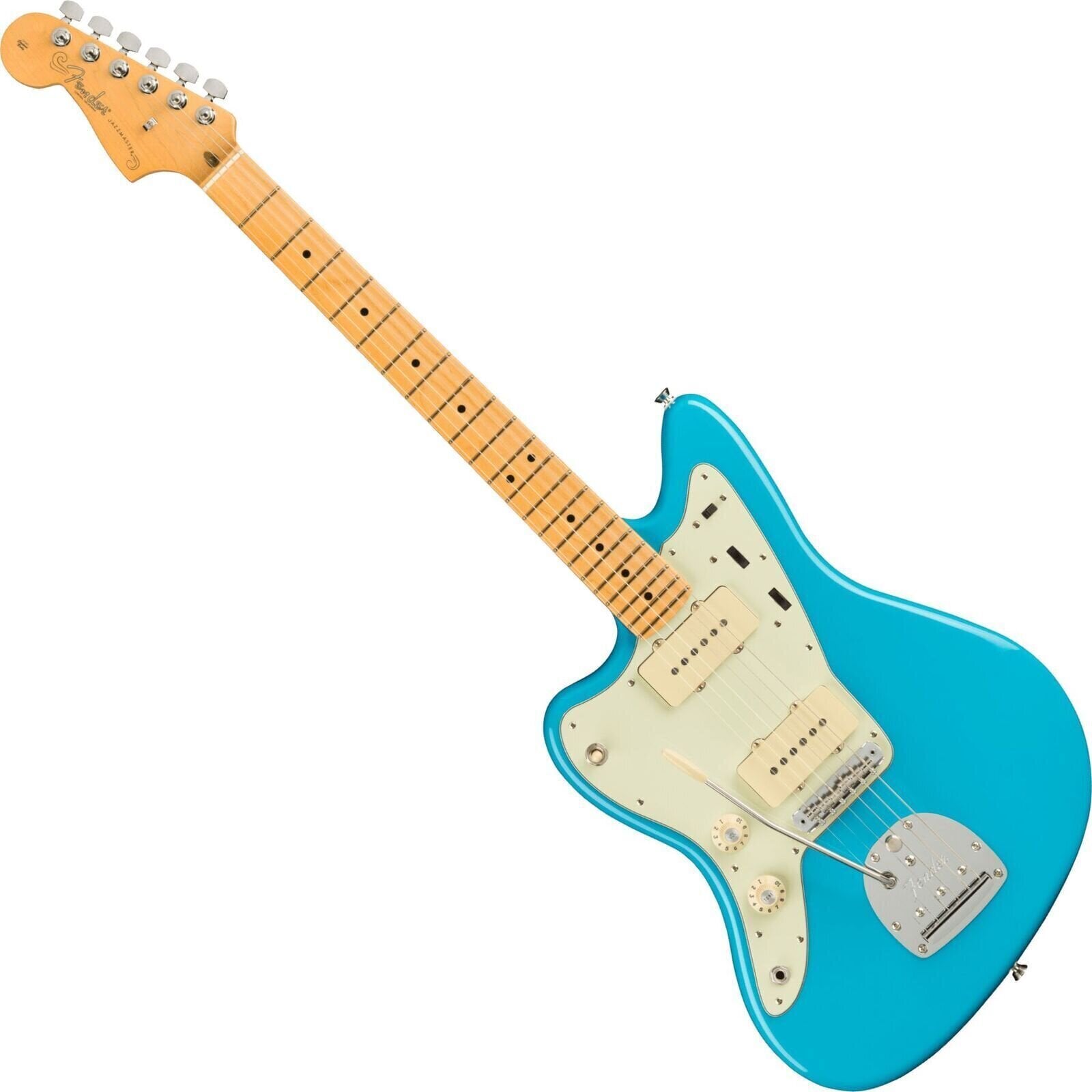 Guitare électrique Fender American Professional II Jazzmaster MN LH Miami Blue Guitare électrique