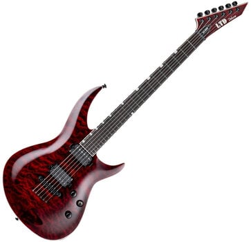 Guitarra eléctrica ESP LTD H3-1000 QM See Thru Black Cherry Guitarra eléctrica (Seminuevo) - 1