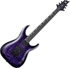 Elektromos gitár ESP LTD H-1000 Evertune QM See Thru Purple Sunburst Elektromos gitár (Használt )