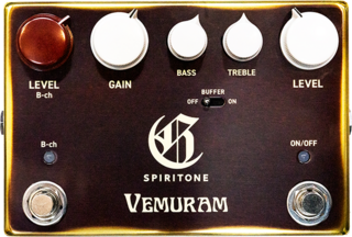 Efeito para guitarra Vemuram Spiritone Efeito para guitarra