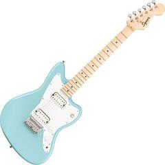 Guitare électrique Fender Squier Mini Jazzmaster HH MN Daphne Blue Guitare électrique