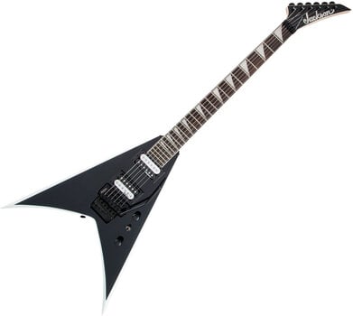 Guitare électrique Jackson JS32 King V AH Black with White Bevels Guitare électrique - 1