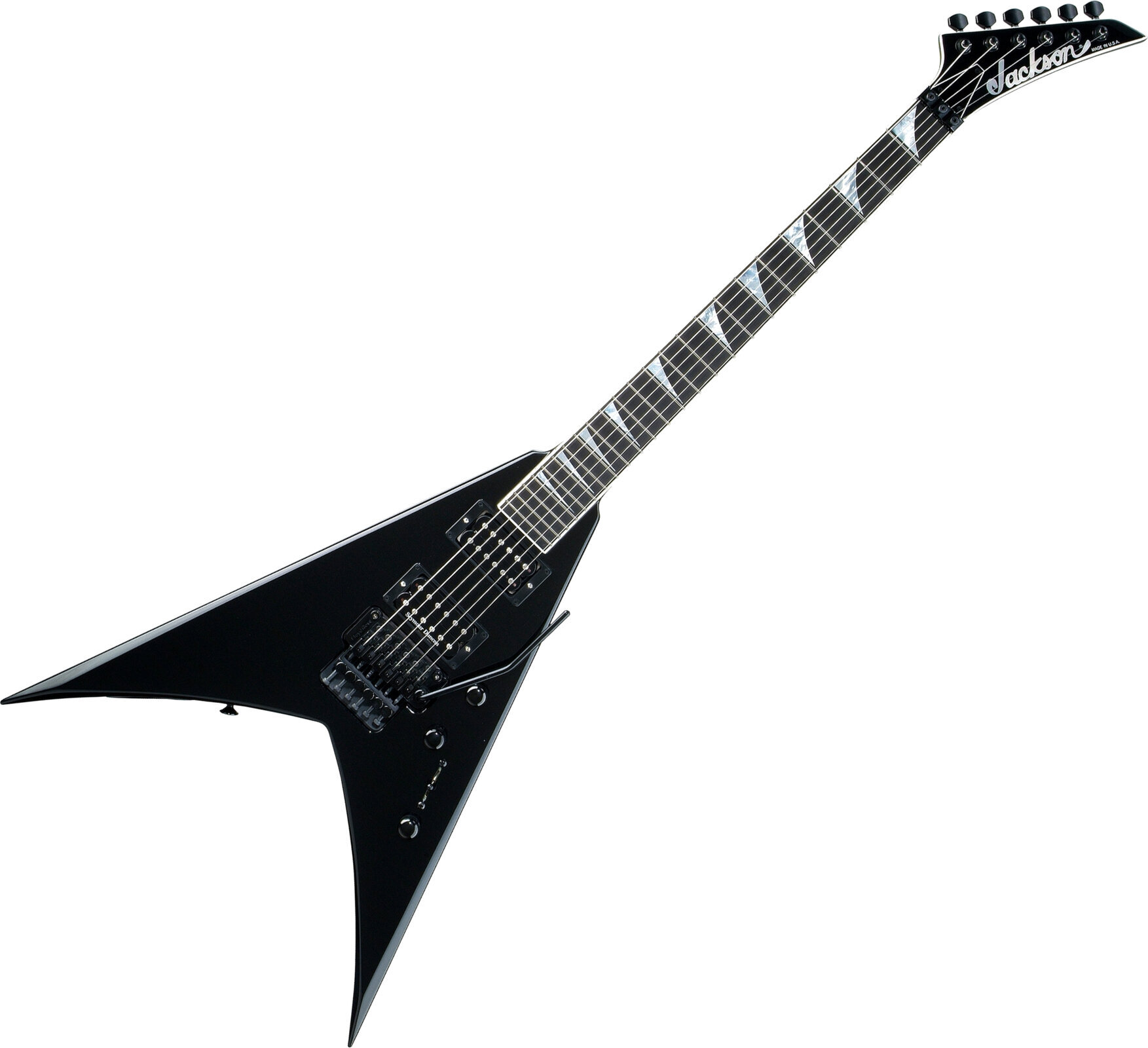 Guitarra eléctrica Jackson USA KV2 King V Black Guitarra eléctrica