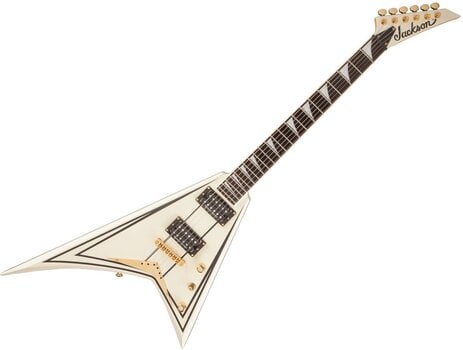 Elektrická kytara Jackson RRT-3 Rhoads Pro Series Ivory with Black Pinstripes Elektrická kytara - 1
