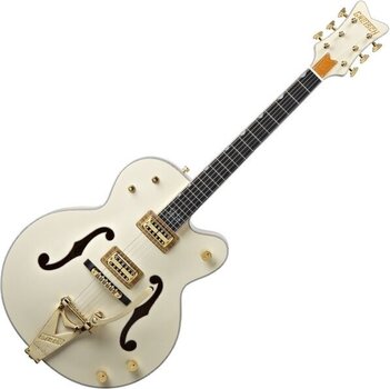 Semi-Acoustic Guitar Gretsch G6136 1958 Stephen Stills White Semi-Acoustic Guitar - 1