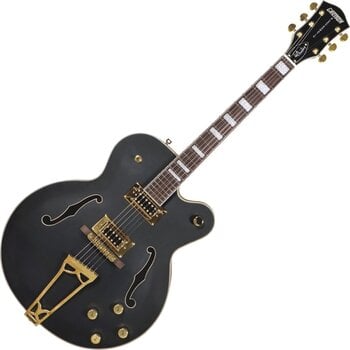 Semi-Acoustic Guitar Gretsch G5191BK Electromatic Tim Armstrong SC RW Black Semi-Acoustic Guitar - 1