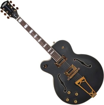 Halvakustisk gitarr Gretsch G5191BK Electromatic Tim Armstrong SC RW Black Halvakustisk gitarr - 1