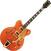 Guitarra semi-acústica Gretsch G5422TG Electromatic DC LRL Orange Stain Guitarra semi-acústica