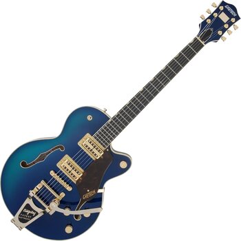 Halvakustisk gitarr Gretsch G6659TG Players Edition Broadkaster Azure Metallic Halvakustisk gitarr - 1