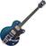 Halvakustisk gitarr Gretsch G6659TG Players Edition Broadkaster Azure Metallic Halvakustisk gitarr
